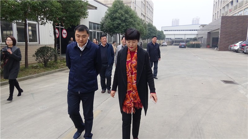 金安区政协副主席汪峰率区政协经济工作委员会全体成员参观酷豆丁