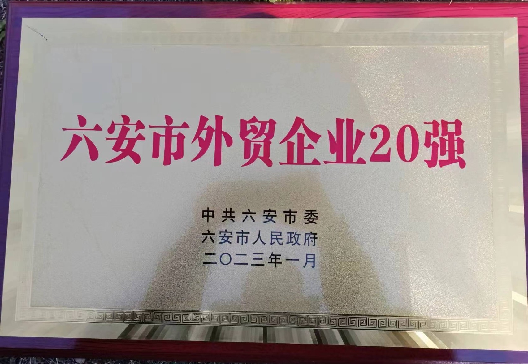 六安市外贸企业20强